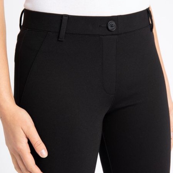 Betabrand Straight Leg Classic Dress Pant Yoga Pants Black Small Petite - Picture 4 of 16